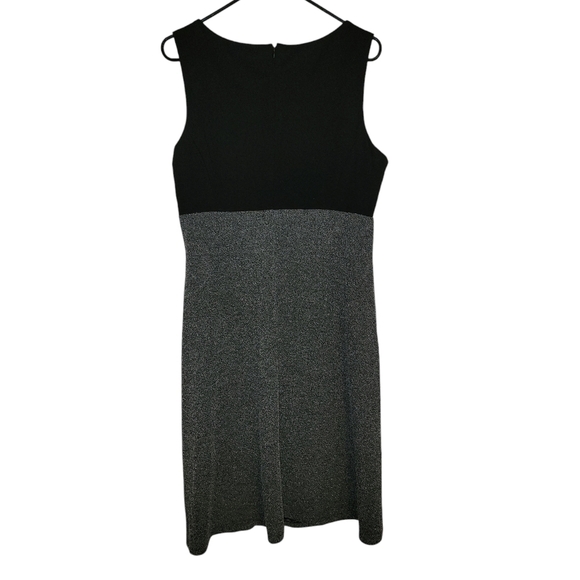 DN Design size 16 black & gray sleeveless dress zipper on back - Picture 3 of 7
